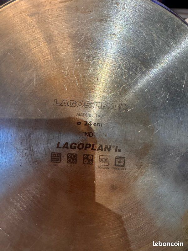 Batterie de 3 faitouts Lagostina (image 3)