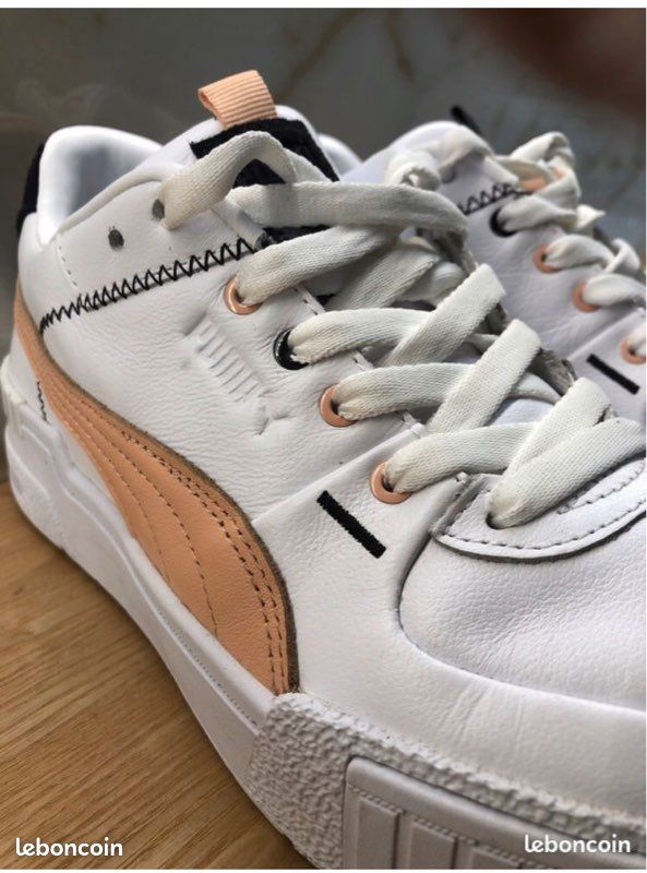 PUMA Cali Sport Asymetric 'White Black' 374573-01 Chaussures