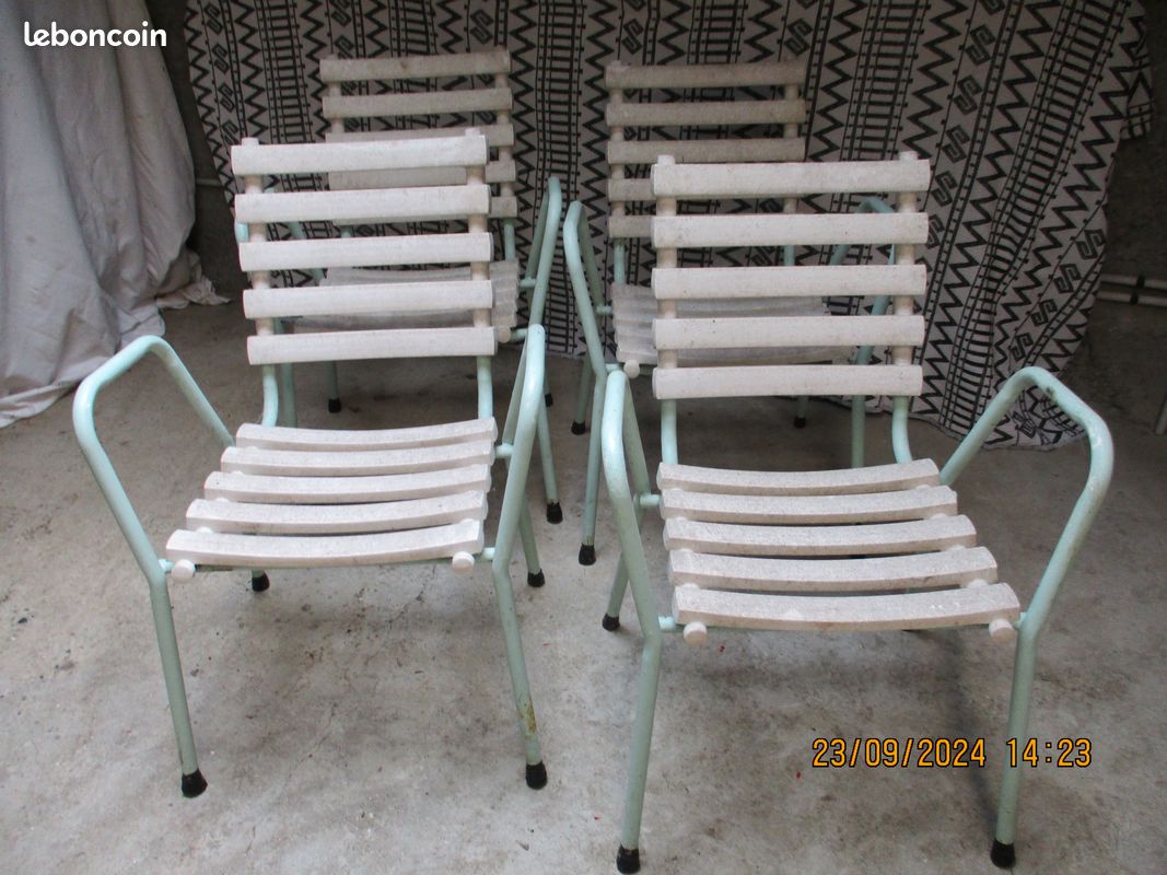 Fauteuil de jardin ancien (image 1)