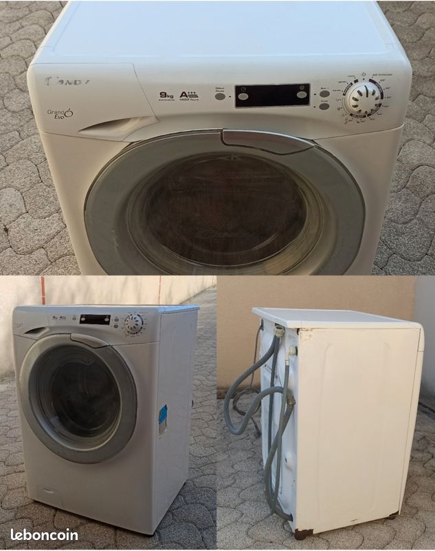 Lave linge Candy 9kg 1200 tours (image 3)