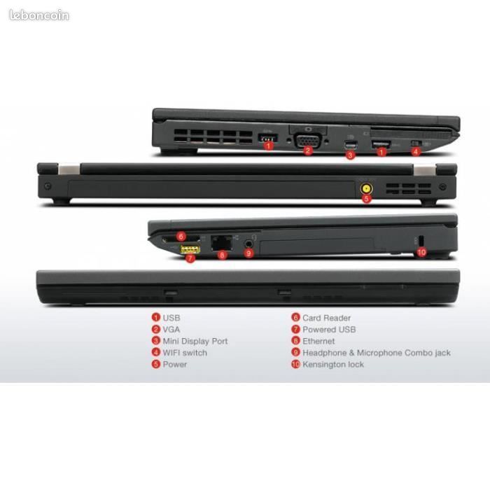 Pc Portable Lenovo X230 RAM 8Go HDD 240Go SSD (image 3)