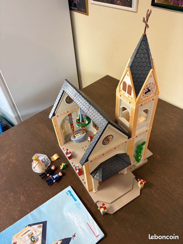 Playmobil église Jeu Mariage #4296 - NEUF En Boite - Vintage Années 90