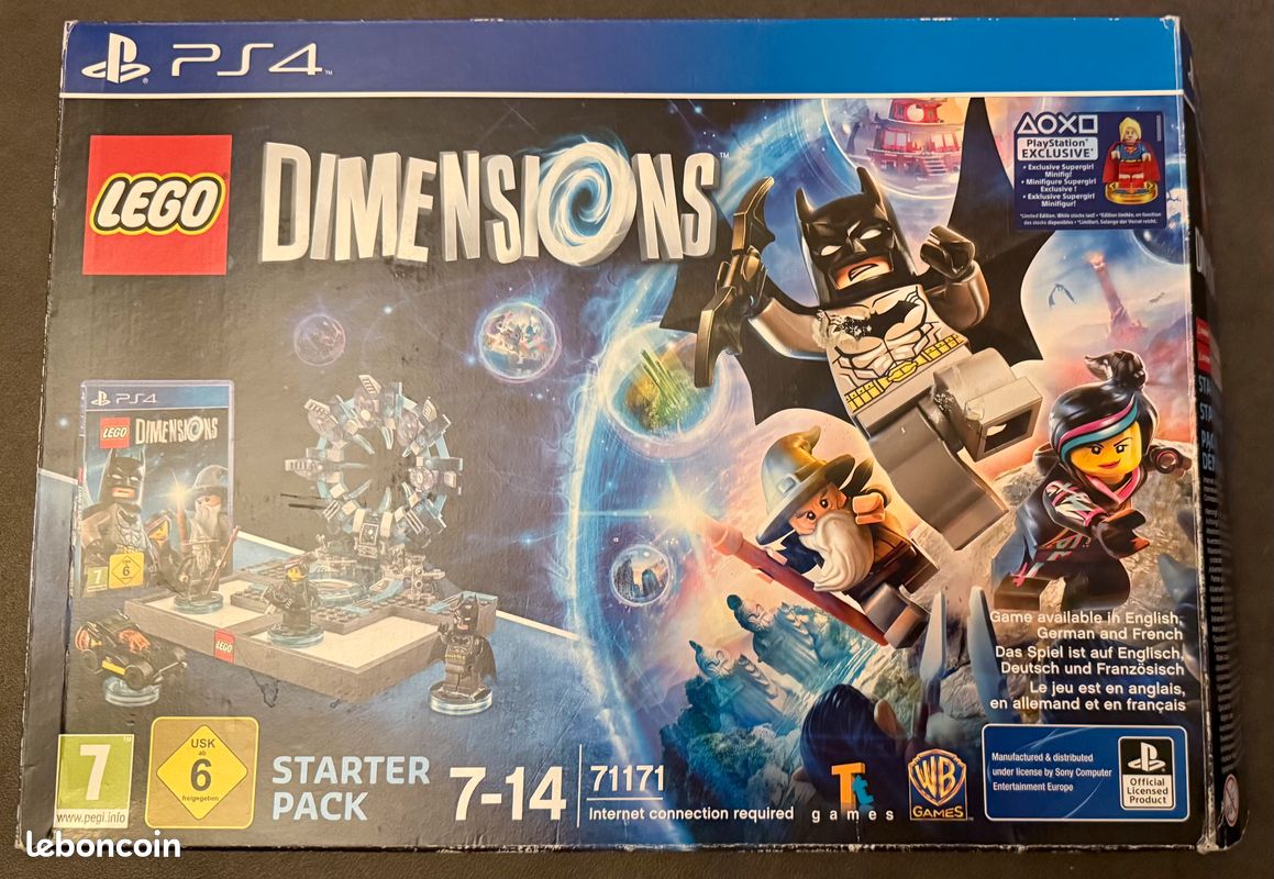 Lego Dimensions Ps4 PS4 LEGO Dimensions Starter Pack SUPERGIRL