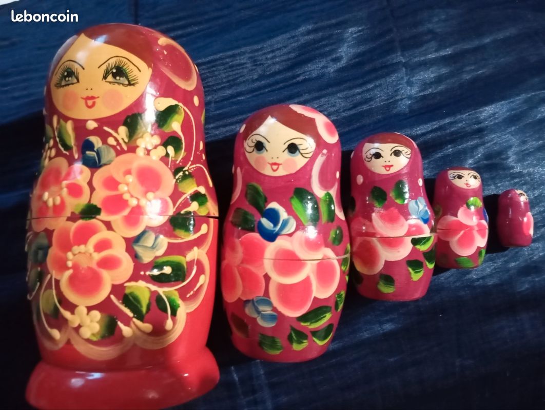 Matriochka Poupées russes Veritables matriochka venant de Russie