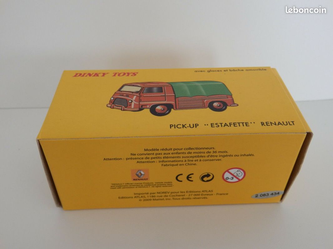 Miniature 1/43 - DINKY TOYS - Renault Pick-Up Estafette - Réf. 563