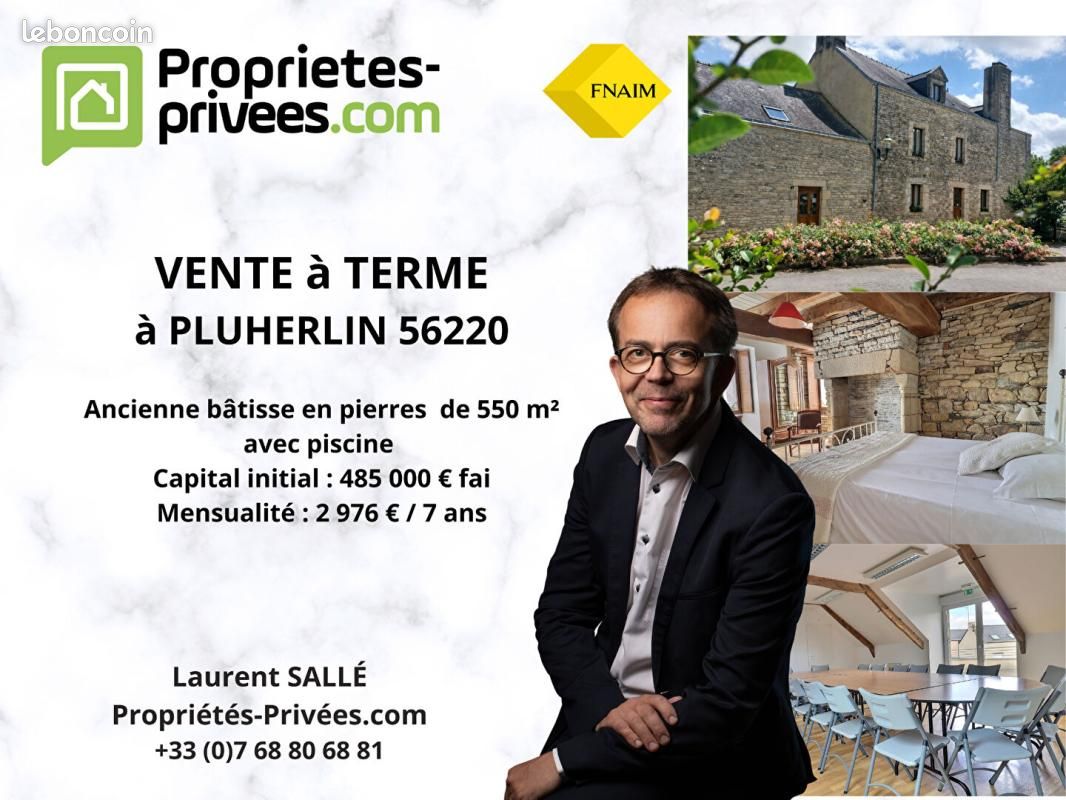 Maison 16 pièces 450 m² · à Pluherlin · 450 m² · 485 000 €
