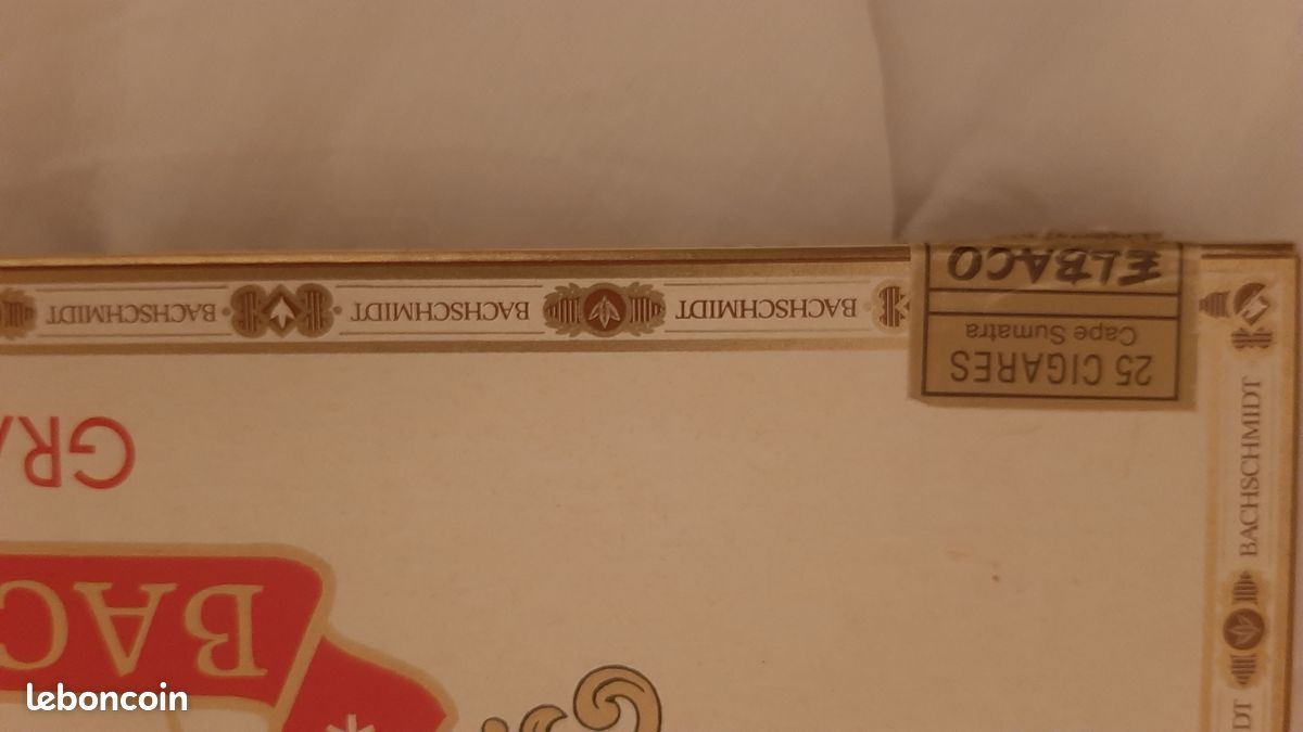 Boîte ancienne carton de cigares Bachschmidt (vide) (image 6)