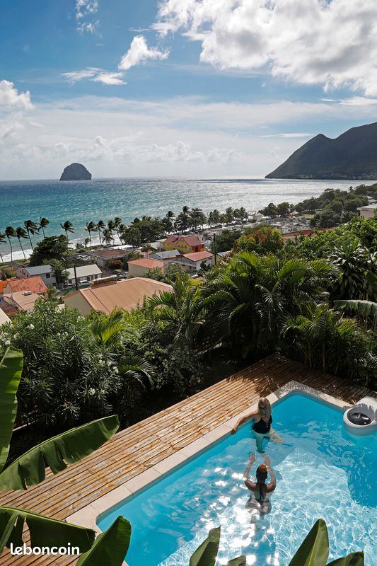 Entre Ciel et Mer, vue sublime sur la baie du Diamant, piscine, plage à 100m (image 2)