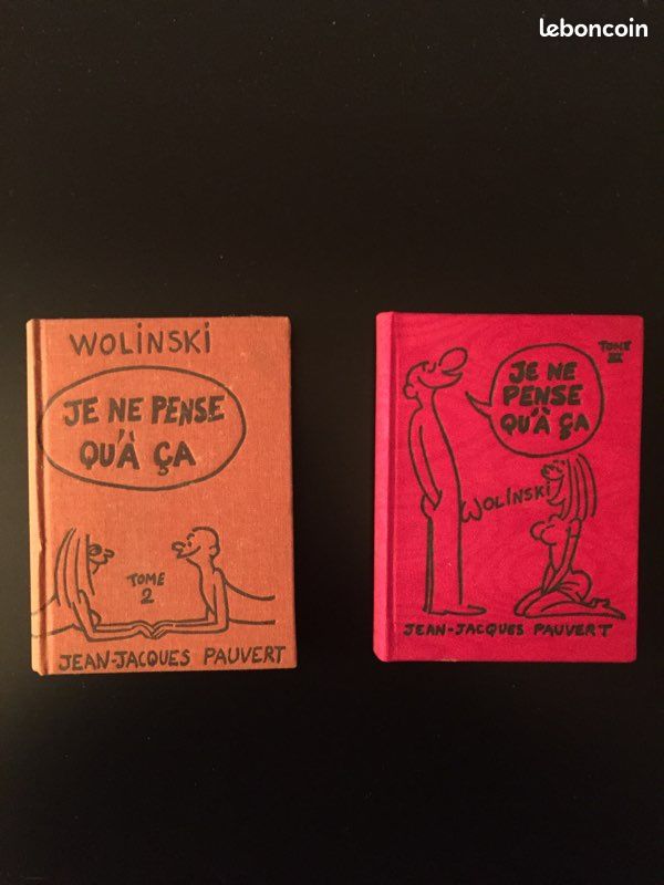 2 livres de Wolinski « Je ne pense qu’à ça « (image 1)