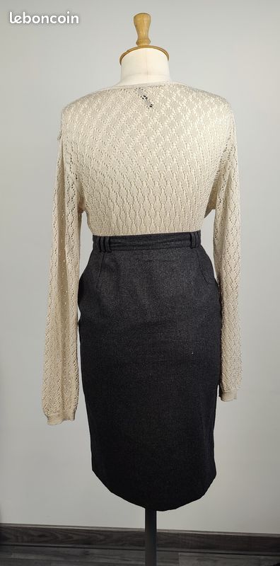 Jupe Courte Poches Gris X-max Femme - 2343609-gris00