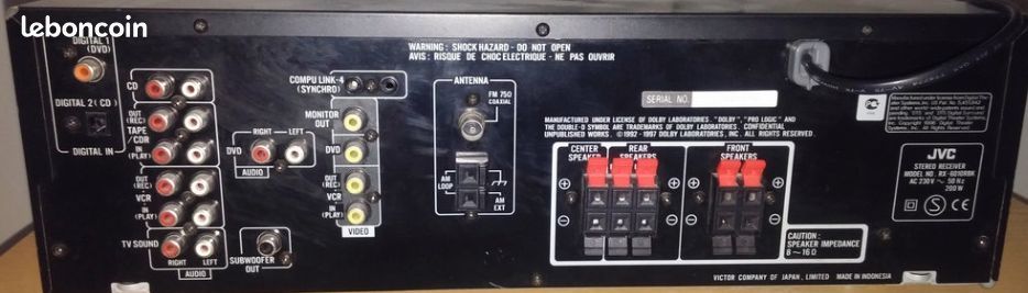 Home Cinéma AMPLI JVC (image 3)