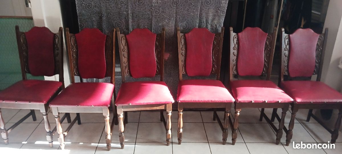 Table à manger et 6 chaises (image 1)