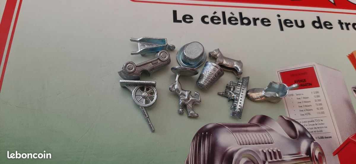 JEU DE SOCIÉTÉ Monopoly version française vintage édition de 1992 ( Parker ) EUR 35,00 - FR