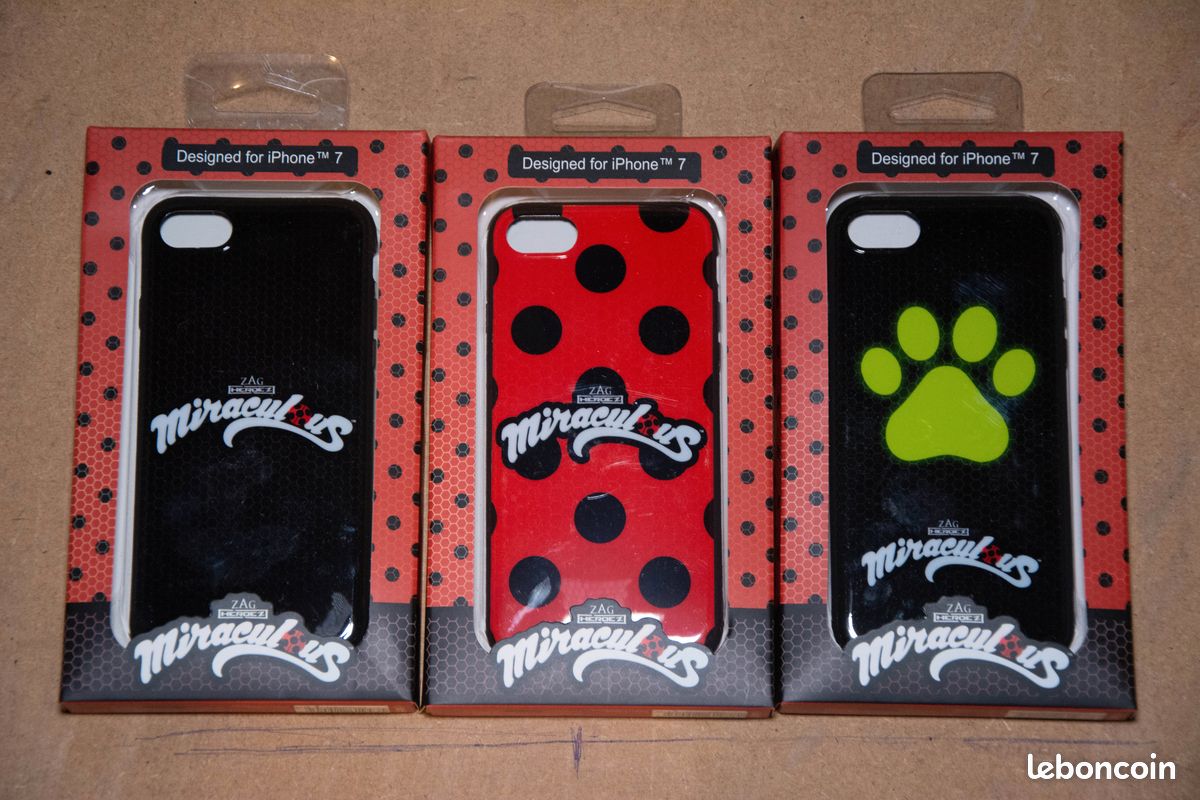 Lot de coque IPHONE 7 ( Miraculous) (image 1)