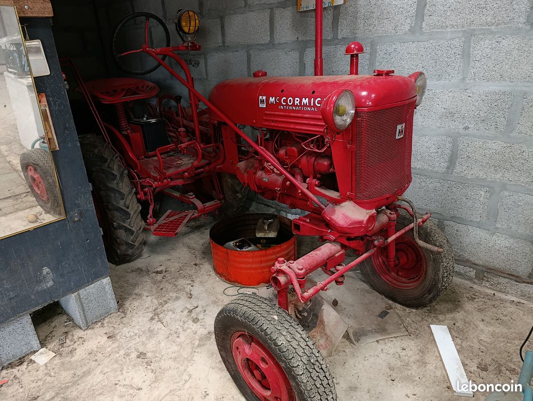 Remorque En Tôle Charles Rollet Pour Tracteur – Entièrement D'origine – Occasion