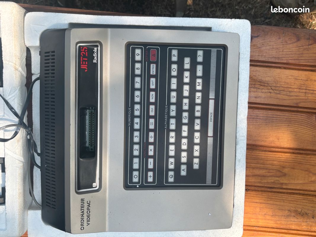 Console Radiola JET25 Vintage Grise - Pour Pièces Ou Restauration (avec Boîte)