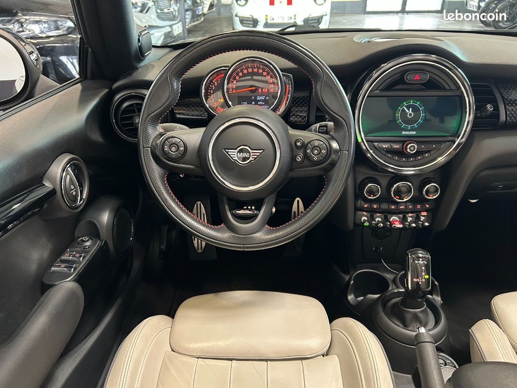 MINI CABRIOLET F57 LCI Cooper S 192 ch BVA7 Finition John Cooper Works - Harman Kardon, Sièges Chauffants (image 15)