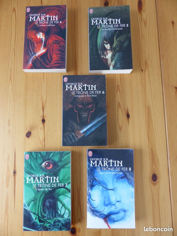 Livres Le trône de fer de JRR Martin + Prélude (image 2)