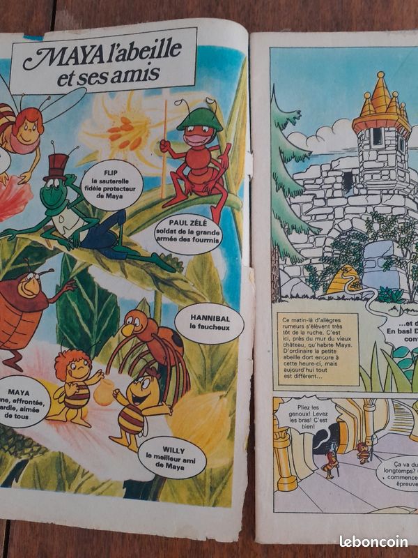 Bd Maya l'abeille. 1 magazine février 1979 + 1 album 1981 n°10 (image 6)
