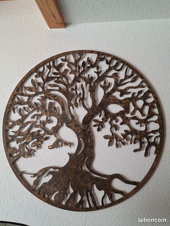 Décoration murale arbre de vie en bois 40 cm Décoration murale arbre de vie en bois 40 cm