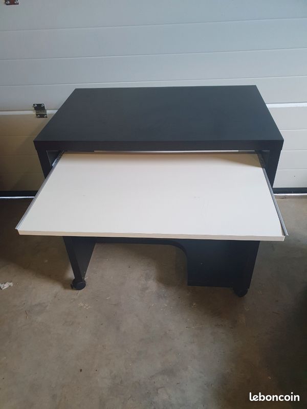 Bureau Ikea brun noir (image 1)