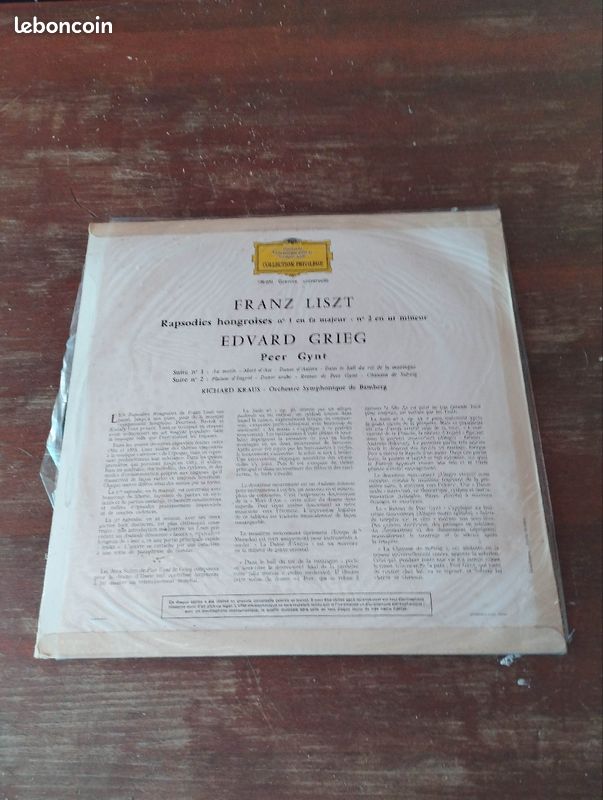 Disque vinyle rapsodies hongroises N1 et 2 (image 2)