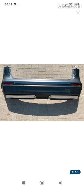 Pare Choc Nissan Qashqai Protection Chromée Pour Pare-chocs Arrière Nissan Qashqai J11 (2013-2016) Protection Porte Nissan Qashqai