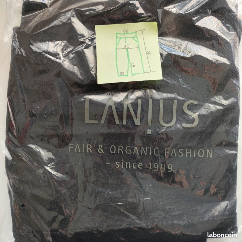 Pantalon large noir pour femme T.44 Lanius (image 5)