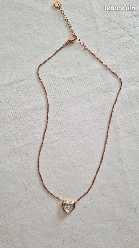 Ras-de-cou (collier) Coeur Strass Swarovski - Neuf Avec étiquettes