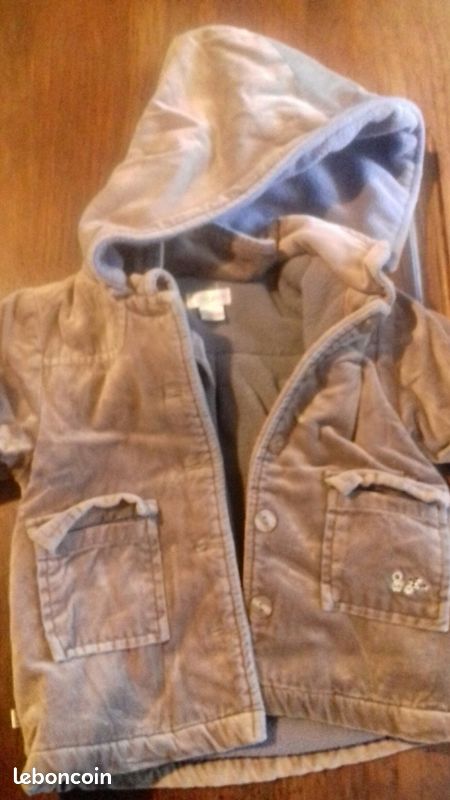 Manteau fille 3 mois Obaibi (image 1)