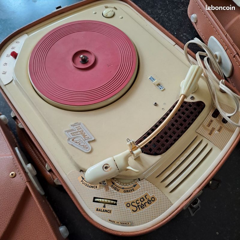 Electrophone Vintage Ancien Teppaz Oscar Major