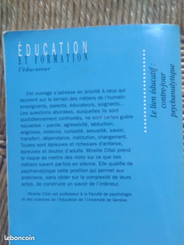 Le lien éducatif; contre-jour psychanalytique (image 3)