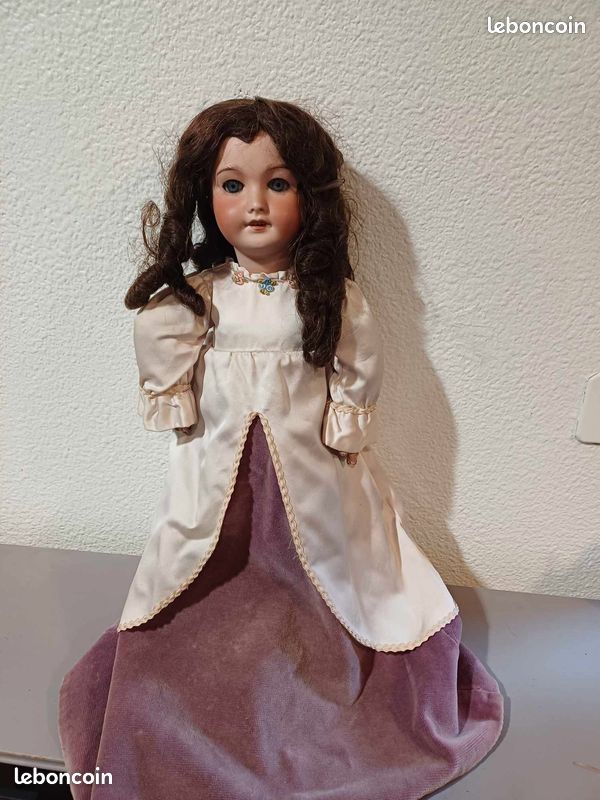 Ancienne Poupée Unis Taille 8 - Dans Son Jus, Authentique Et Pleine De Charme