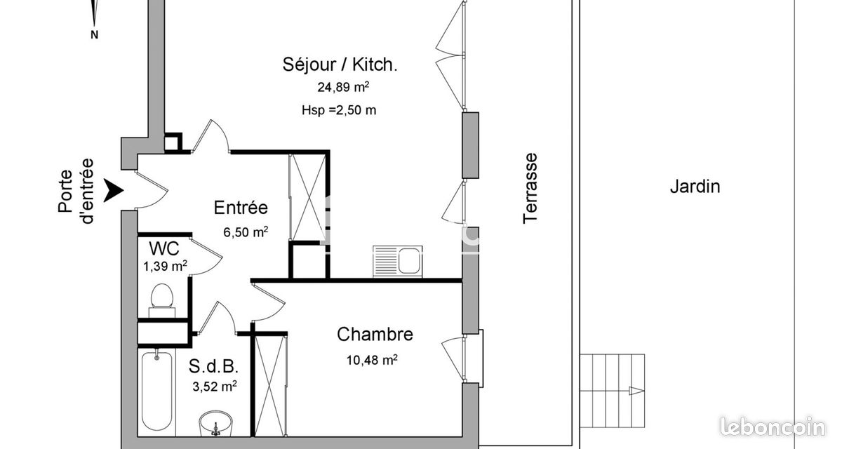 Appartement 2 pièces 47 m² · à Nîmes · 47 m² · 735 €/mois