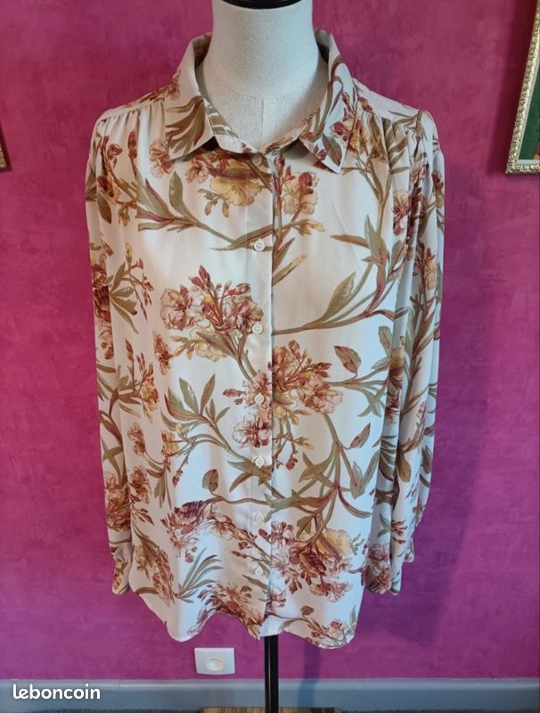 Chemise Fluide Chemise Fleurie H&m Chemise A Fleur Femme H&m Sales