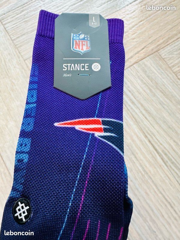 Chaussettes Homme Stance Taille L-XL (pointure 9-13) - Vert/Violet - Coussin Moyen NEUVES