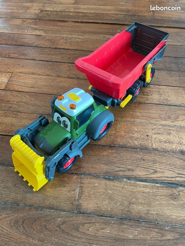 Tracteur Happy ferme avec remorque (image 1)