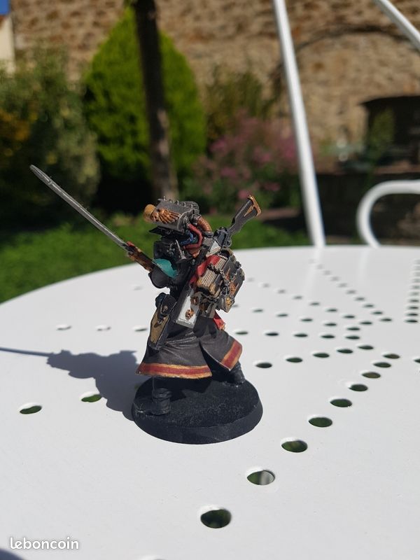 Warhammer Inquisiteur Chasseur De Démons - Figurine Métal Citadel Peinte
