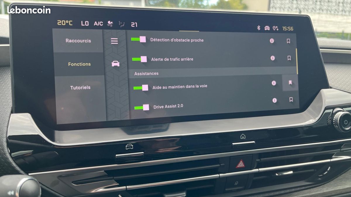 CITROEN C5 X Hybrid Rechargeable 225 e-EAT8 Shine Pack - Charge 7.4Kw - Caméra 360 (image 17)