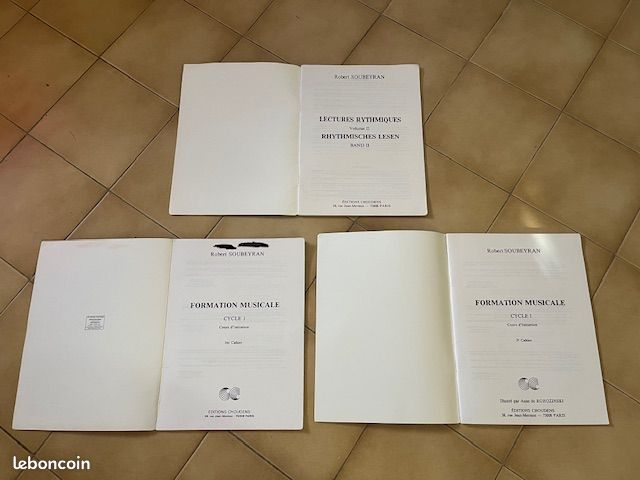 Robert Soubeyran - Partitions de musique - Formation musicale vol 1 et 2 - Lecture rythmiques vol 2 (image 4)