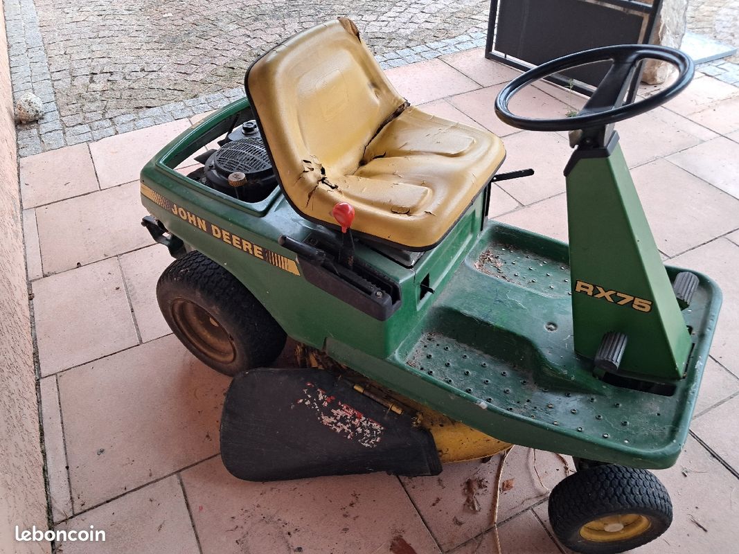 Bagger John Deere Rx75 Riding Mower John Deere RX75 Riding