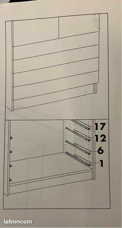 Tiroirs Komplement pour armoire PAX IKEA (image 3)