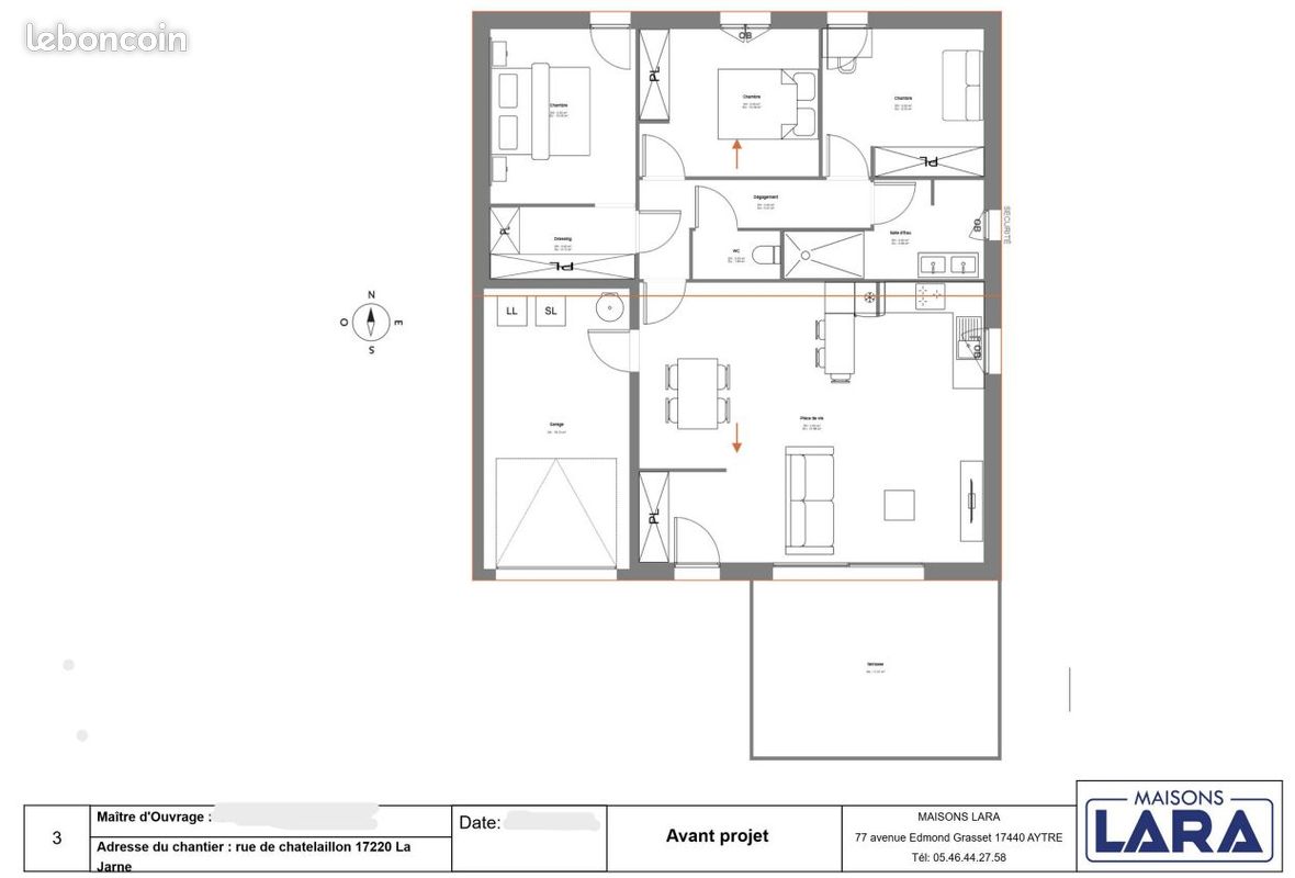 Maison 4 pièces 85 m² · à La Jarne · 85 m² · 254 280 €