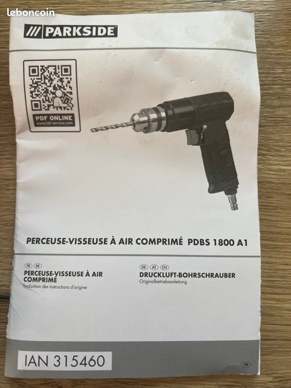 Perceuse-visseuse à air comprimé (image 2)