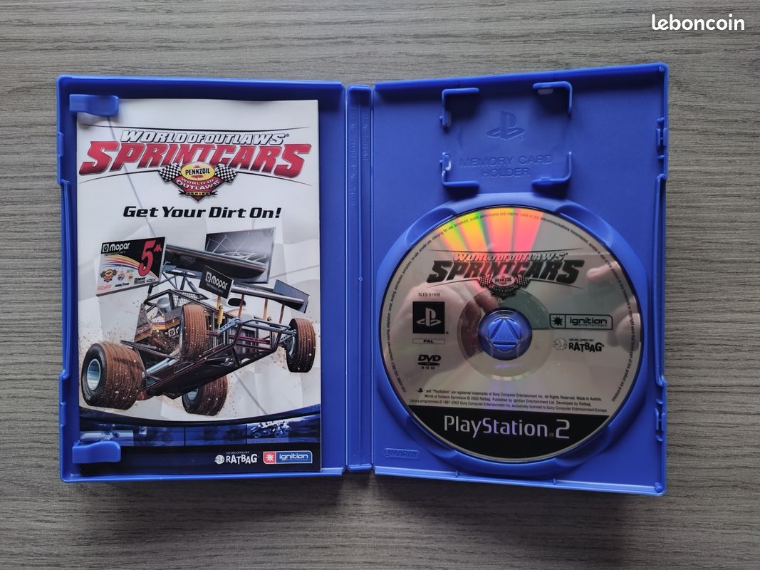 Trader Games - WORLD OF OUTLAWS SPRINT CARS SONY PLAYSTATION 2 (PS2) EURO OCCASION sur Playstation 2