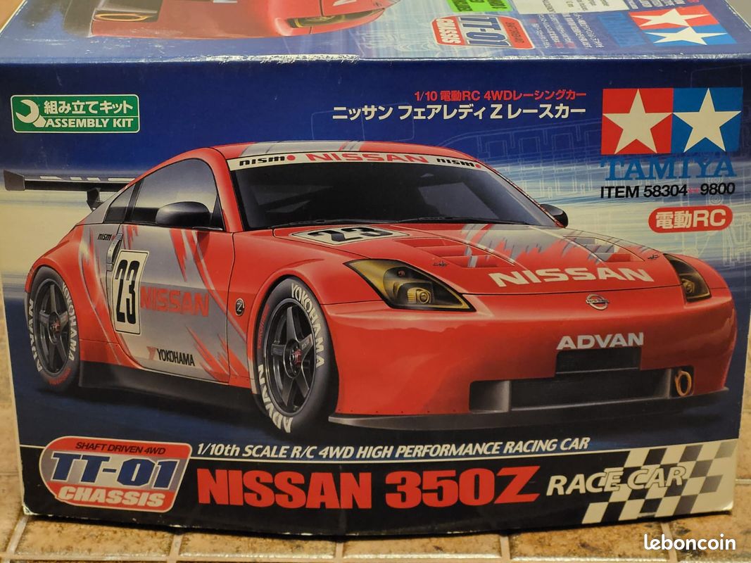 Tamiya TT01 Nissan 350Z Race Car (58304) - Modélisme