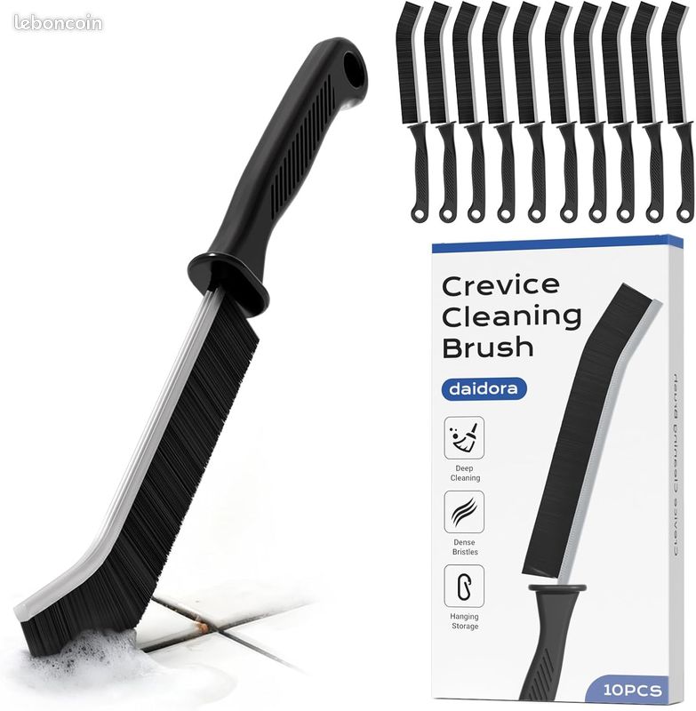6 pièces Brosse Nettoyage,Brosse Toilette,Brosse Joint carrelage,Brosse