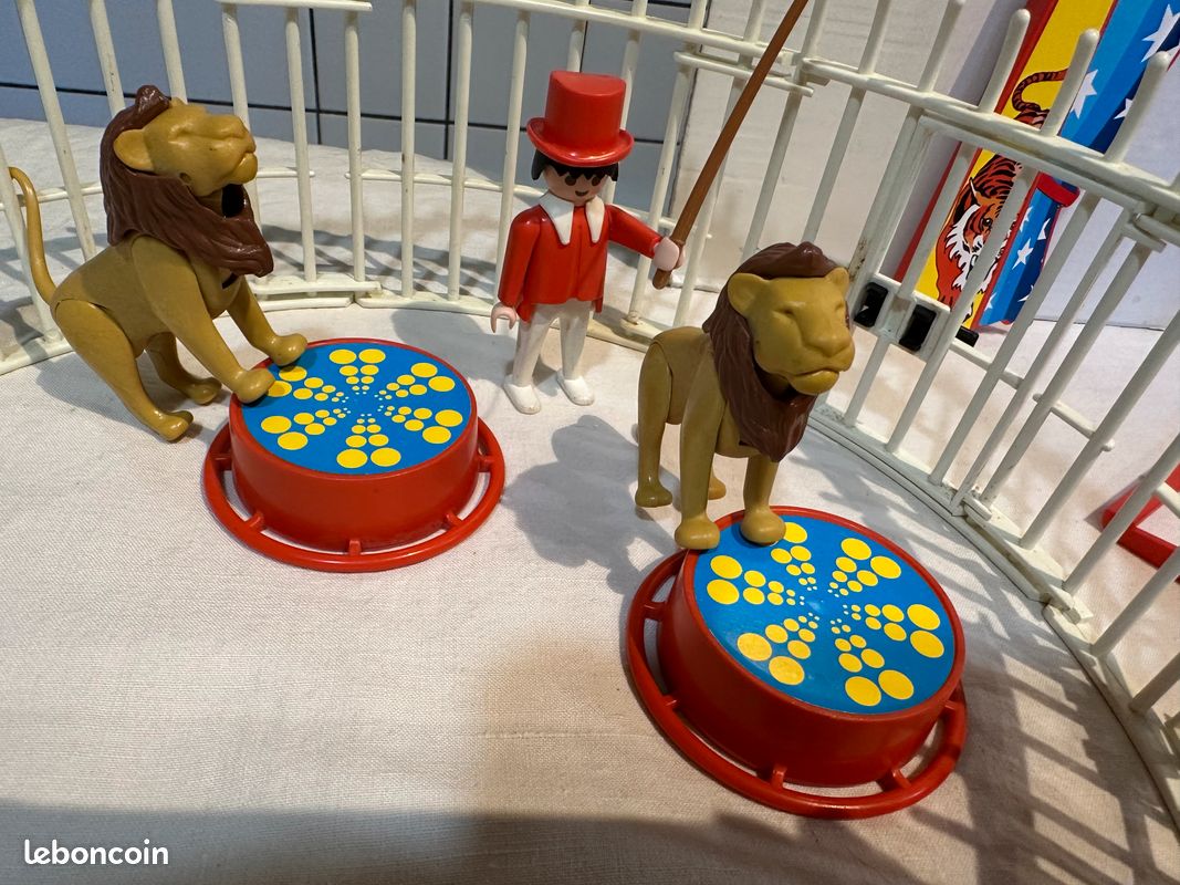 Accessoire PLAYMOBIL 3553 Gradin De Cirque - Pièces Vintage Pour Spectacle - Avec Animaux Et Personnages