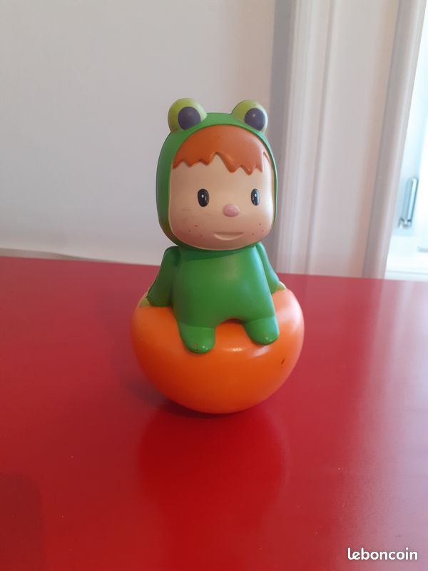 Culbuto Ancien Smoby - Jouet Vintage écureuil En Plastique - Occasion