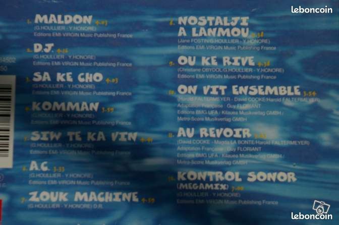 Lot de 2 cd de zouk (image 3)